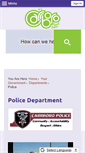 Mobile Screenshot of carrboropolice.org
